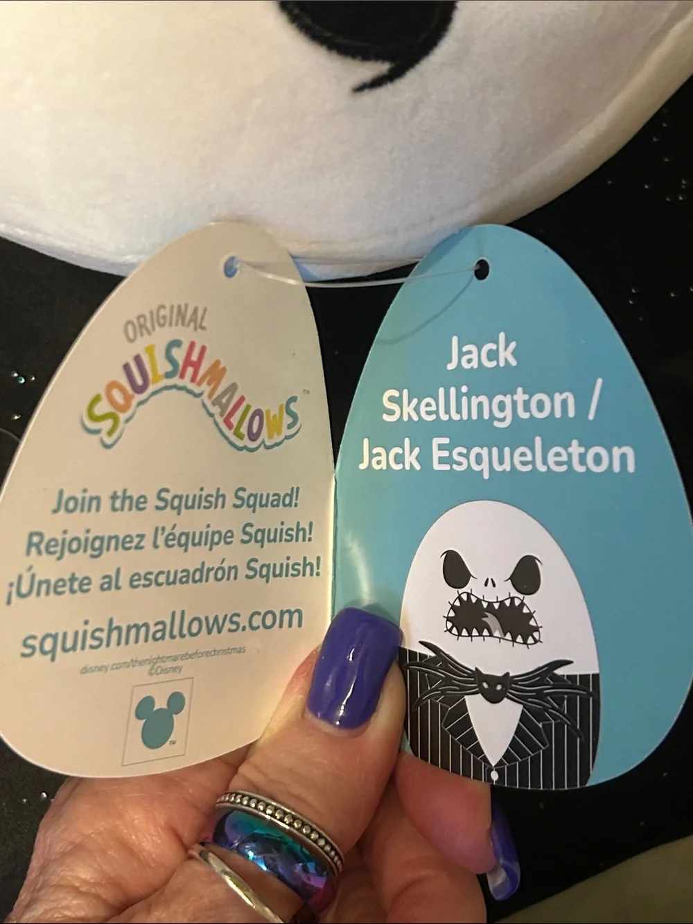 Angry Skellington Squishmallow (LC)